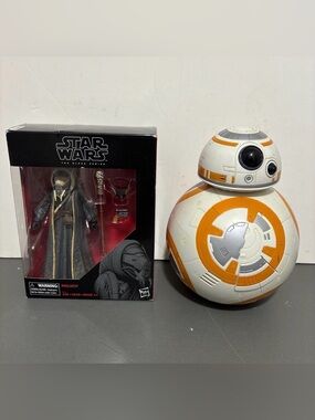 Star Wars BB-8 Motion Interactive Droid used & BLACK SERIES MOLOCH figure New